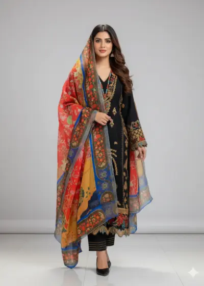 প্রিমিয়াম ব্ল্যাক রেডি ড্রেস secondary